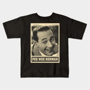 brown cream peewee herman Kids T-Shirt